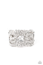 Load image into Gallery viewer, Doting on Dazzle - White Paparazzi Ring
