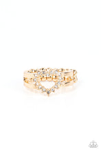 Load image into Gallery viewer, First Kisses - Gold Paparazzi Rings
