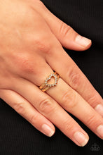 Load image into Gallery viewer, First Kisses - Gold Paparazzi Rings
