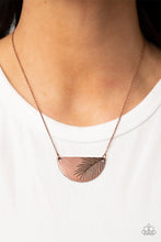 Load image into Gallery viewer, Cool, PALM, and Collected - Copper Paparazzi Necklace
