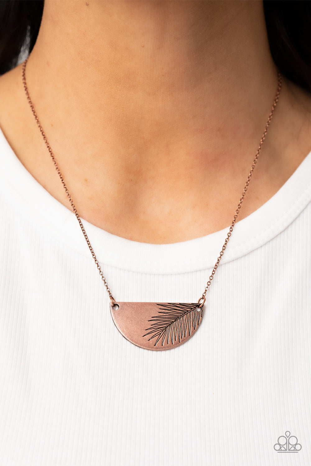 Cool, PALM, and Collected - Copper Paparazzi Necklace