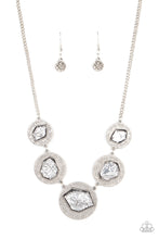 Load image into Gallery viewer, Raw Charisma - Silver Necklace Paparazzi Accessories
