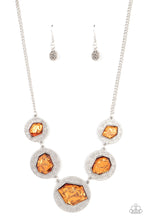 Load image into Gallery viewer, Raw Charisma - Orange Necklace  Paparazzi Accessories
