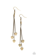 Load image into Gallery viewer, Higher Love - Brass Paparazzi Earrings
