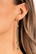 Load image into Gallery viewer, Higher Love - Brass Paparazzi Earrings
