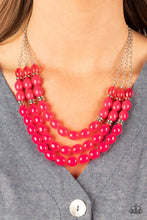 Load image into Gallery viewer, Coastal Cruise - Pink Paparazzi Necklace
