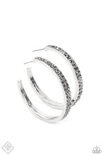 Load image into Gallery viewer, Tick, Tick, Boom! - Silver Paparazzi Earrings

