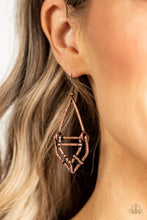 Load image into Gallery viewer, Artisan Apparatus - Copper Paparazzi Earrings
