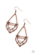 Load image into Gallery viewer, Artisan Apparatus - Copper Paparazzi Earrings

