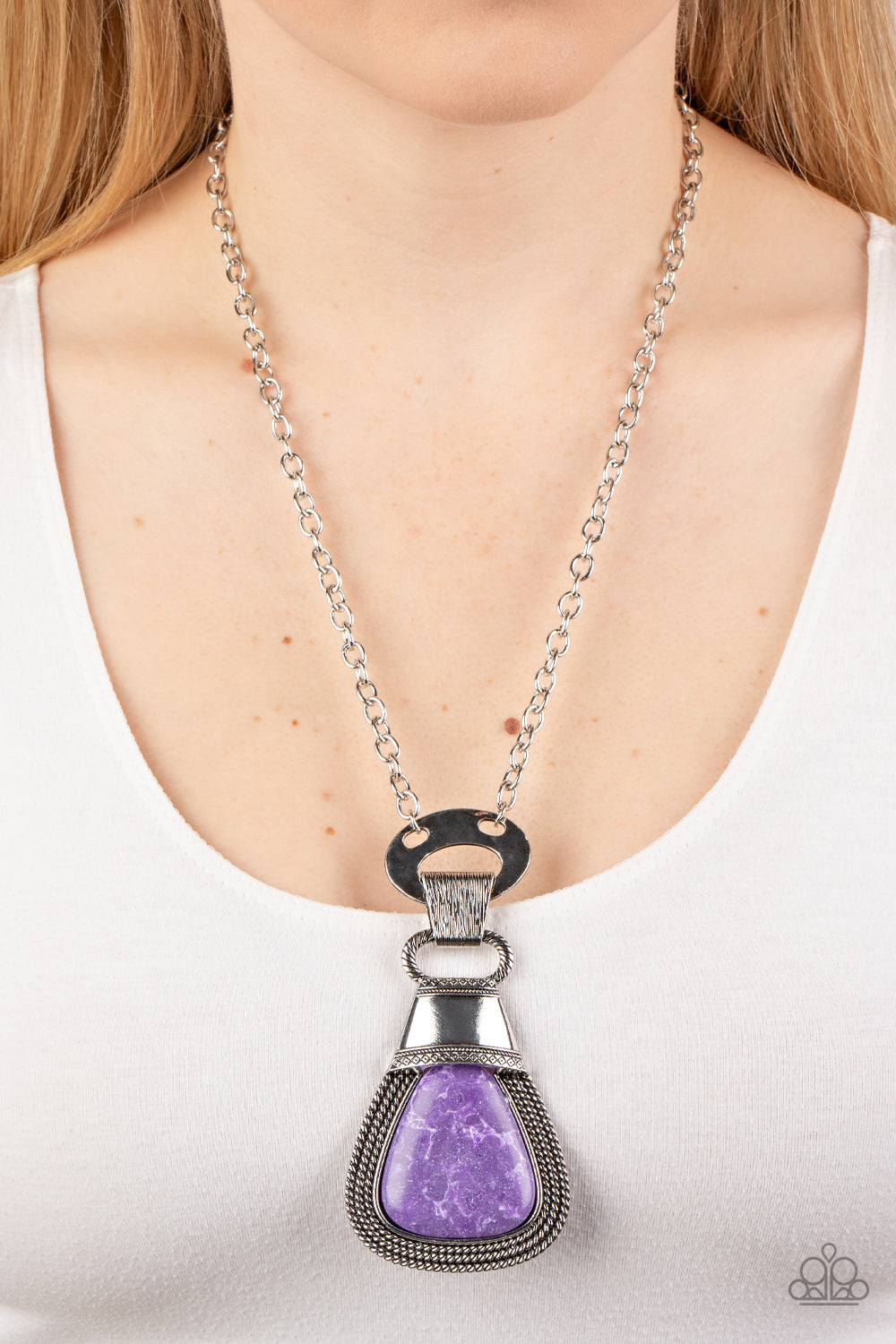 Rodeo Royale - Purple Paparazzi Necklace