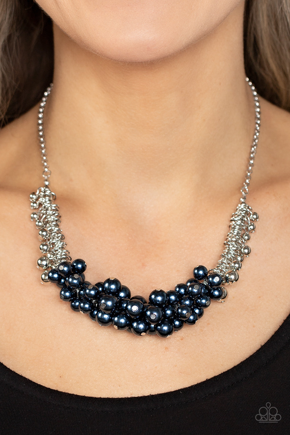 Bonus Points - Blue Paparazzi Necklace
