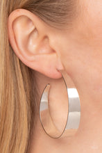Load image into Gallery viewer, Flat Out Fashionable - Silver Paparazzi Earrings
