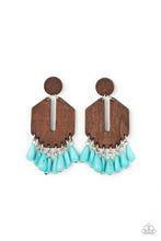 Load image into Gallery viewer, Western Retreat - Blue Earrings
