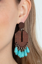 Load image into Gallery viewer, Western Retreat - Blue Earrings
