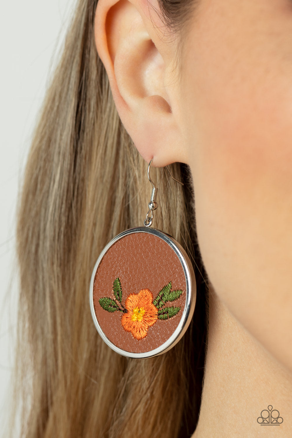 Prairie Patchwork - Orange💖Earrings