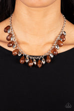 Load image into Gallery viewer, Summertime Tryst - Brown Paparazzi Necklace
