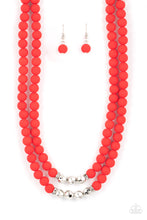 Load image into Gallery viewer, Summer Splash - Red Paparazzi Necklace
