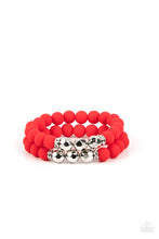 Load image into Gallery viewer, Dip and Dive - Red Paparazzi Bracelet

