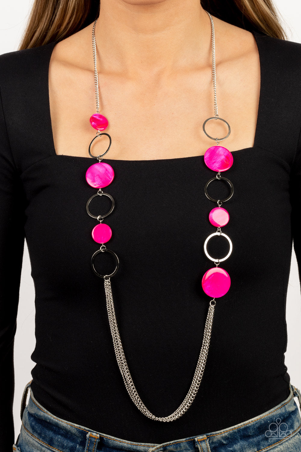 Beach Hub - Pink Paparazzi Necklace