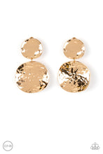 Load image into Gallery viewer, Rush Hour - Gold Clip-on Earrings
