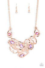 Load image into Gallery viewer, Warp Speed - Rose Gold Paparazzi Necklace
