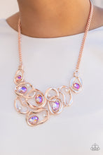 Load image into Gallery viewer, Warp Speed - Rose Gold Paparazzi Necklace

