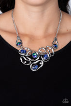 Load image into Gallery viewer, Warp Speed - Blue Necklace Paparazzi Accessories
