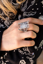 Load image into Gallery viewer, Starry Serenity - White Paparazzi Ring
