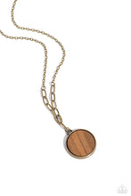 Load image into Gallery viewer, WOODnt Dream of It - Brass Necklace
