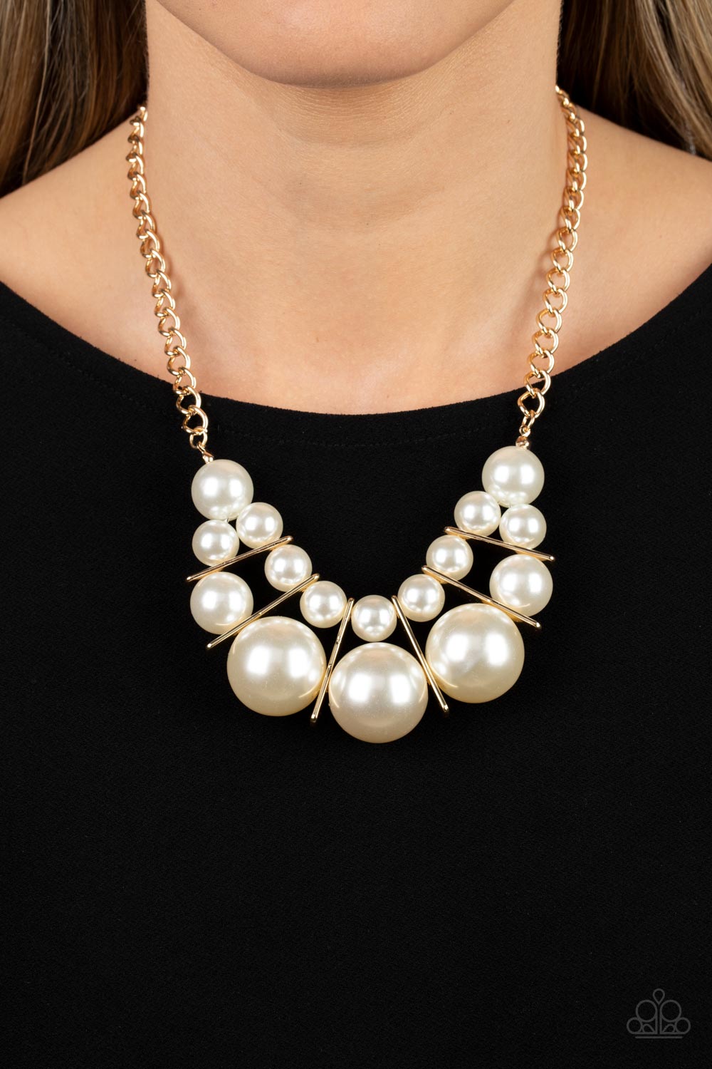 Challenge Accepted - Gold Paparazzi Necklace
