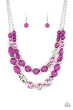 Load image into Gallery viewer, Mere Magic - Purple Paparazzi Necklace

