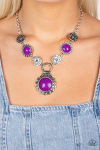 Load image into Gallery viewer, Poppy Persuasion - Purple Paparazzi Necklace
