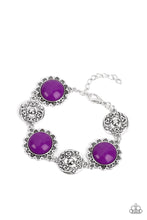 Load image into Gallery viewer, Positively Poppy - Purple Paparazzi Bracelet
