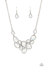Load image into Gallery viewer, Keeps GLOWING and GLOWING - White Paparazzi Necklace

