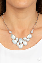 Load image into Gallery viewer, Keeps GLOWING and GLOWING - White Paparazzi Necklace
