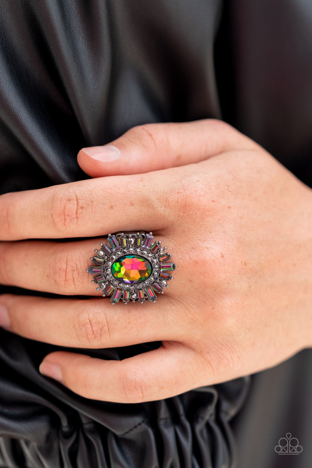 Astral Attitude - Multi Paparazzi Ring