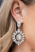 Load image into Gallery viewer, My Good LUXE Charm - White Paparazzi Earrings
