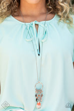 Load image into Gallery viewer, Paparazzi Totally Trolling- Orange Necklace
