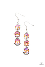 Load image into Gallery viewer, Determined to Dazzle - Orange Paparazzi Earrings
