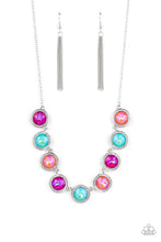 Load image into Gallery viewer, Queen of the Cosmos - Orange Paparazzi Necklace
