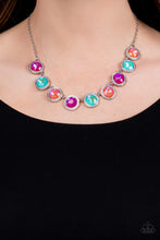 Load image into Gallery viewer, Queen of the Cosmos - Orange Paparazzi Necklace
