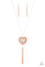 Load image into Gallery viewer, Prismatic Passion - Gold Heart Necklace
