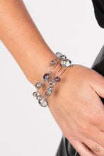Load image into Gallery viewer, Optical Auras - Purple Paparazzi Bracelet
