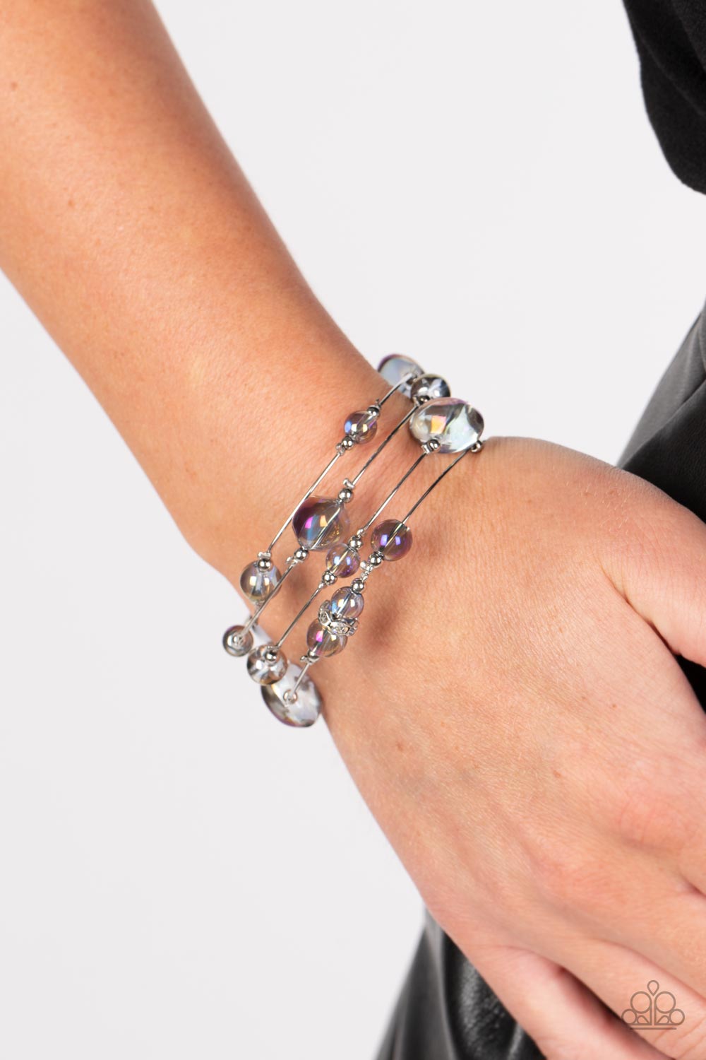 Optical Auras - Purple Paparazzi Bracelet