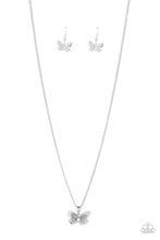 Load image into Gallery viewer, High-Flying Fashion - White Paparazzi Necklace
