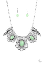 Load image into Gallery viewer, Glimmering Groves - Green Paparazzi Necklace
