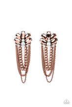 Load image into Gallery viewer, Reach for the SKYSCRAPERS - Copper Paparazzi Earrings
