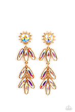 Load image into Gallery viewer, Pre-order Space Age Sparkle - Gold Earrings
