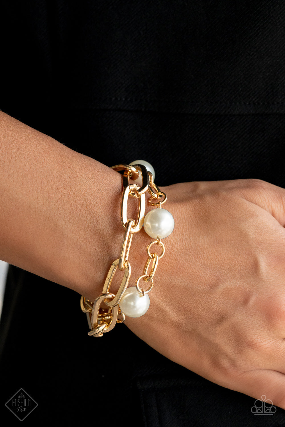 Nautical Mileage - Gold Paparazzi Bracelet