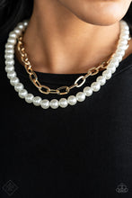 Load image into Gallery viewer, Suburban Yacht Club - Gold Paparazzi Necklace
